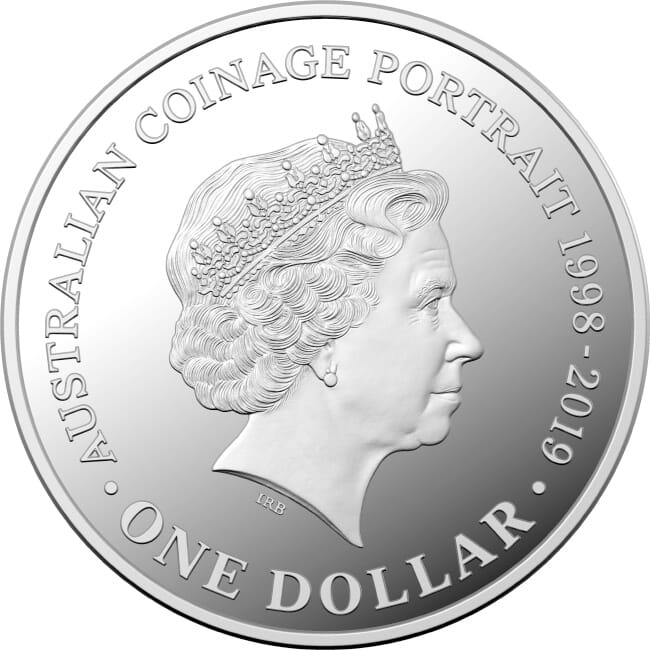 2019 $1 Queen Elizabeth II Double Effigy Uncirculated Coin